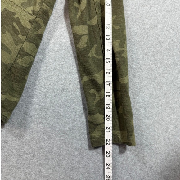 Womens Camo Open Front Waterfall Jacket Large Cardigan Jacket Casual Blazer - Picture 10 of 17